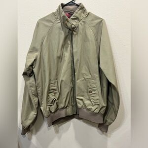 Vintage Men's Classic Olive Bomber Jacket
